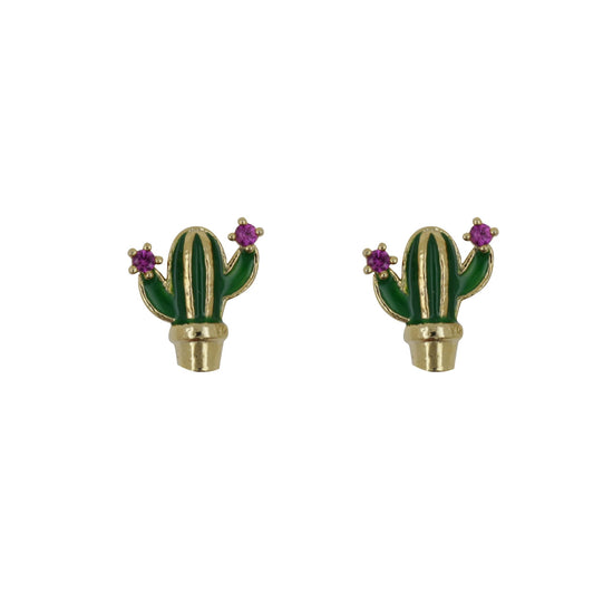 Earring Epoxy Cactus