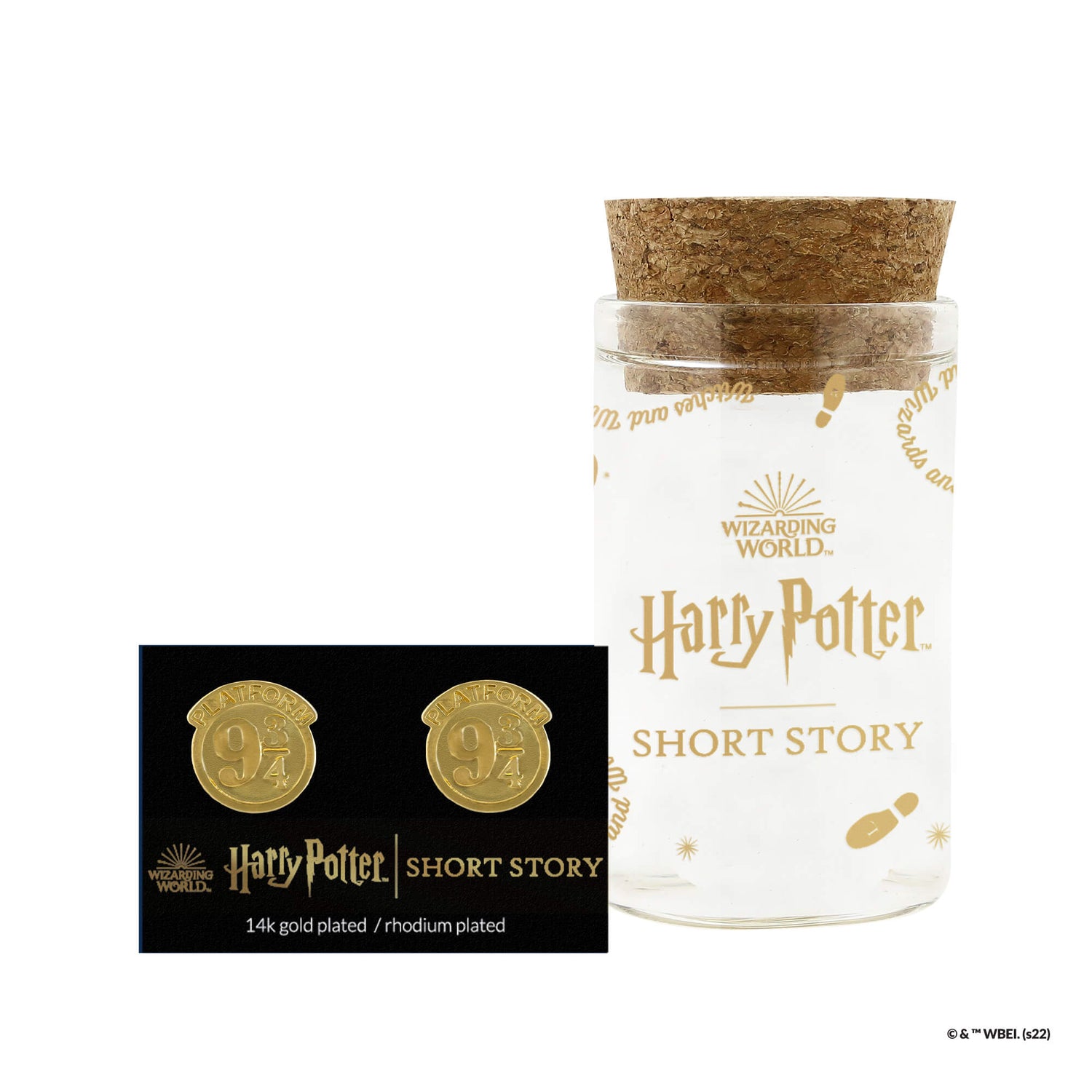 Harry Potter Womens Gold Plated Charm Bracelet, Platform 9 3/4 - 7'' 
